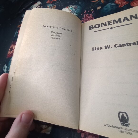 Boneman by Lisa W. Cantrell – Rare Horror Paperback by Bram Stoker Award Winner - Picture 4 of 13